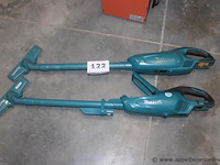 2x steelstofzuiger, makita, dcl282f, 18v, zonder accu, werking niet gekend - afbeelding 1 van  2