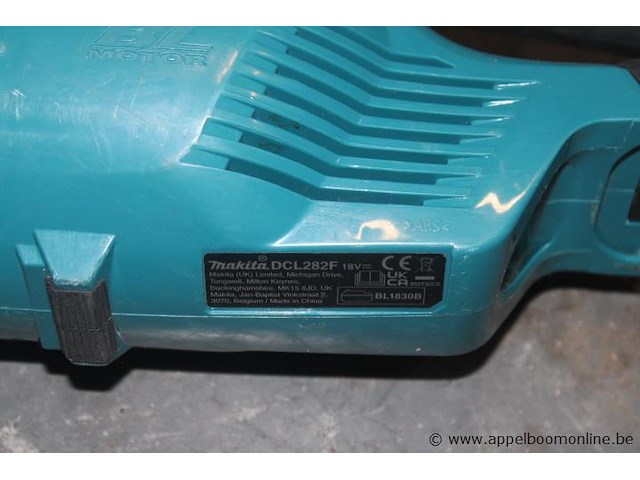 2x steelstofzuiger, makita, dcl282f, 18v, zonder accu, werking niet gekend - afbeelding 2 van  2