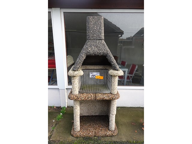 2x stenen barbecue - afbeelding 1 van  6