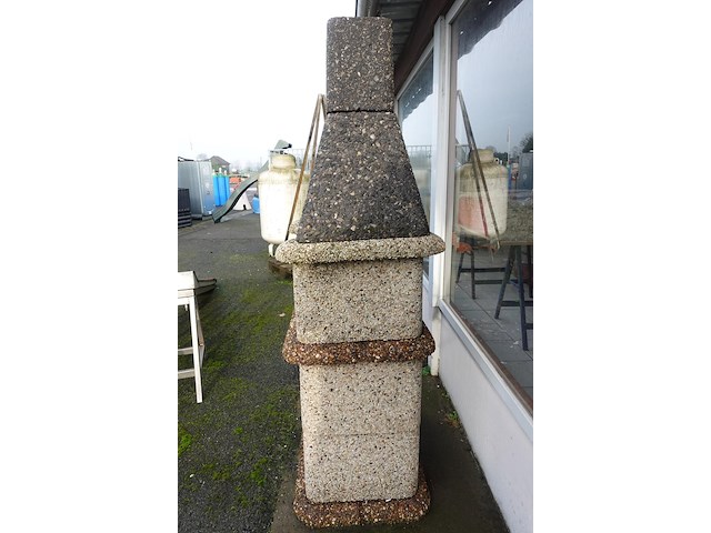 2x stenen barbecue - afbeelding 3 van  6