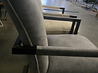 2x stoel boston grijze velvet - afbeelding 3 van  3