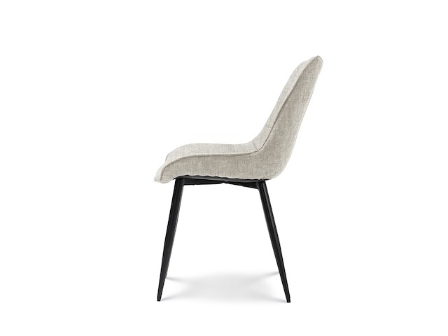 2x stoel brooke beige fabrics - afbeelding 3 van  5