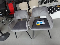 2x stoel dani-grijs - afbeelding 2 van  4