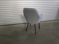 2x stoel demi grijze bouclé - afbeelding 7 van  7