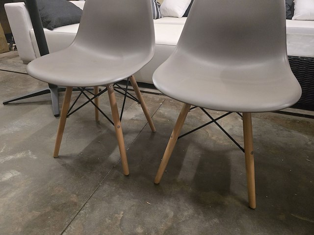 2x stoel eames replica - afbeelding 3 van  3