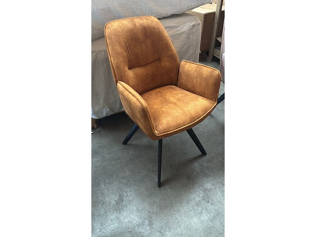 2x stoel goldy velvet - afbeelding 1 van  1