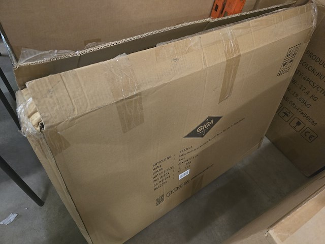 2x stoel melanie roze bouclé - afbeelding 4 van  4