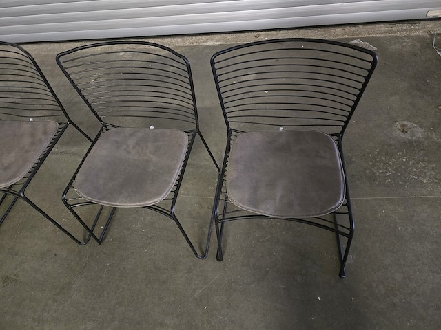 2x stoel wire pr living - afbeelding 1 van  3