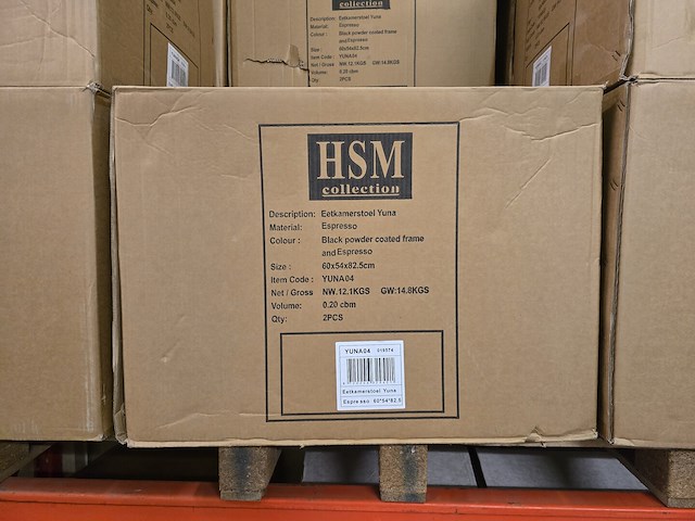 2x stoel yuna grijze bouclé - afbeelding 5 van  6