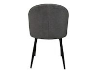 2x stoel yuna grijze bouclé - afbeelding 3 van  6