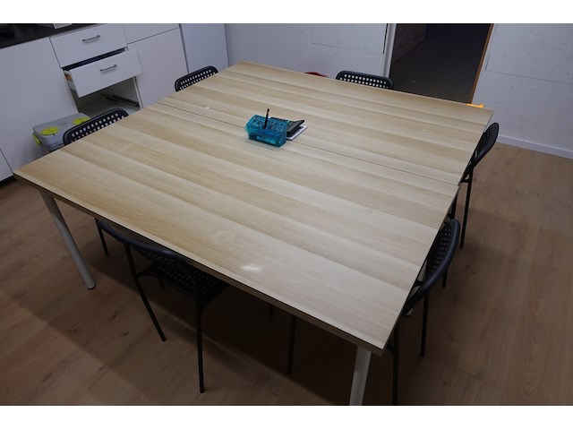 2x tafel 10x stoel - afbeelding 5 van  5