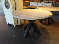 2x tafel in hout