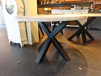 2x tafel in hout - afbeelding 3 van  6