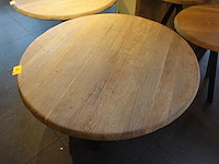2x tafel in hout - afbeelding 2 van  5