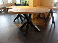 2x tafel in hout - afbeelding 3 van  5