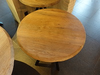 2x tafel in hout - afbeelding 4 van  5