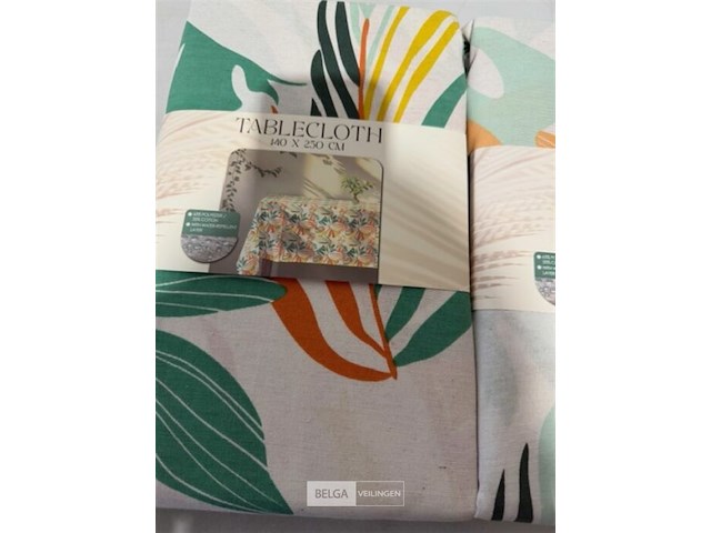 2x tafellaken 140 x 250cm - afbeelding 3 van  3