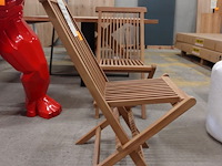 2x teak plooistoel - afbeelding 3 van  5