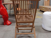 2x teak plooistoel - afbeelding 4 van  5