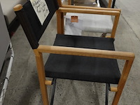 2x teak regisseurstoel jardinico - afbeelding 2 van  4