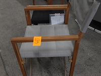 2x teak regisseurstoel jardinico - afbeelding 3 van  4