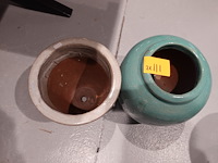 2x terracotta bloempot - afbeelding 3 van  5