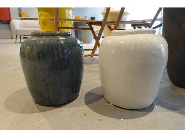 2x terracotta bloempot - afbeelding 1 van  5