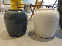 2x terracotta bloempot - afbeelding 1 van  5