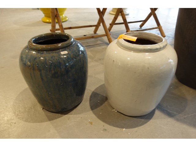 2x terracotta bloempot - afbeelding 2 van  5