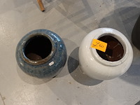 2x terracotta bloempot - afbeelding 3 van  5