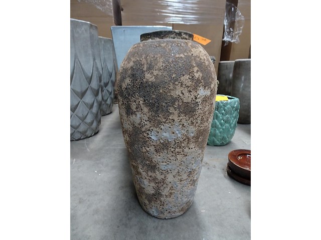 2x terracotta vaas - afbeelding 1 van  3