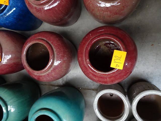 2x terracotta vaas - afbeelding 3 van  3