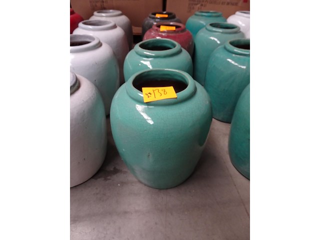 2x terracotta vaas - afbeelding 2 van  3