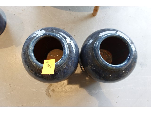 2x terracotta vaas - afbeelding 2 van  4