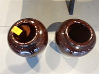 2x terracotta vaas - afbeelding 3 van  4