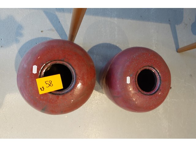 2x terracotta vaas - afbeelding 3 van  4