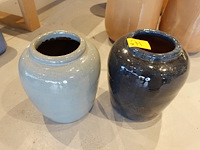 2x terracotta vaas - afbeelding 2 van  5