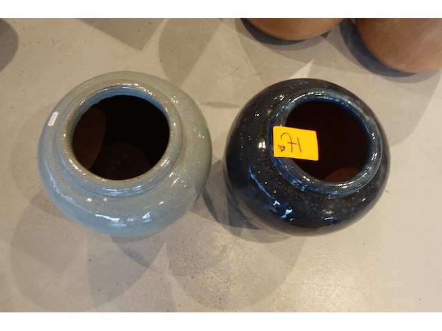 2x terracotta vaas - afbeelding 3 van  5