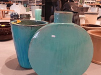 2x terracotta vaas - afbeelding 1 van  7