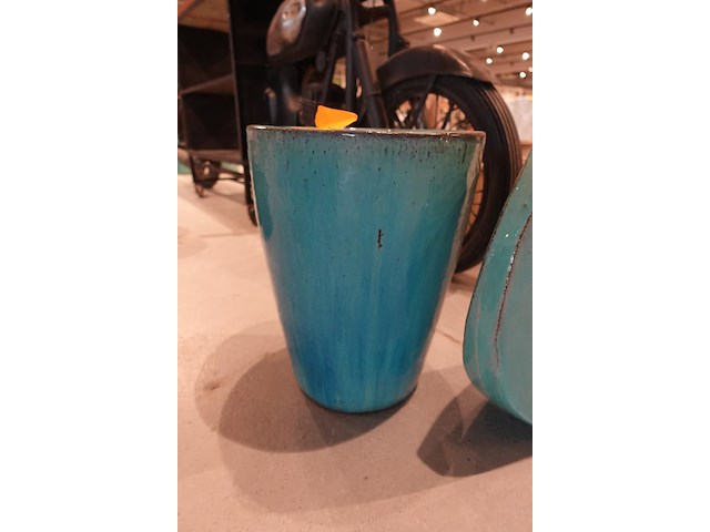 2x terracotta vaas - afbeelding 5 van  7