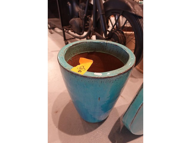 2x terracotta vaas - afbeelding 6 van  7