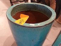 2x terracotta vaas - afbeelding 6 van  7