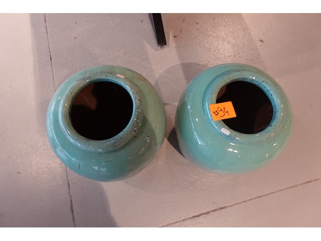 2x terracotta vaas - afbeelding 3 van  4