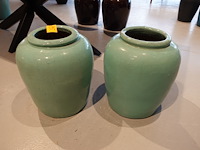 2x terracotta vaas - afbeelding 2 van  4