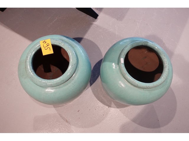 2x terracotta vaas - afbeelding 3 van  4