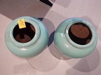 2x terracotta vaas - afbeelding 3 van  4