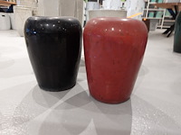 2x terracotta vaas - afbeelding 1 van  5