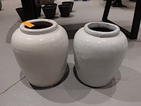 2x terracotta vaas - afbeelding 2 van  4