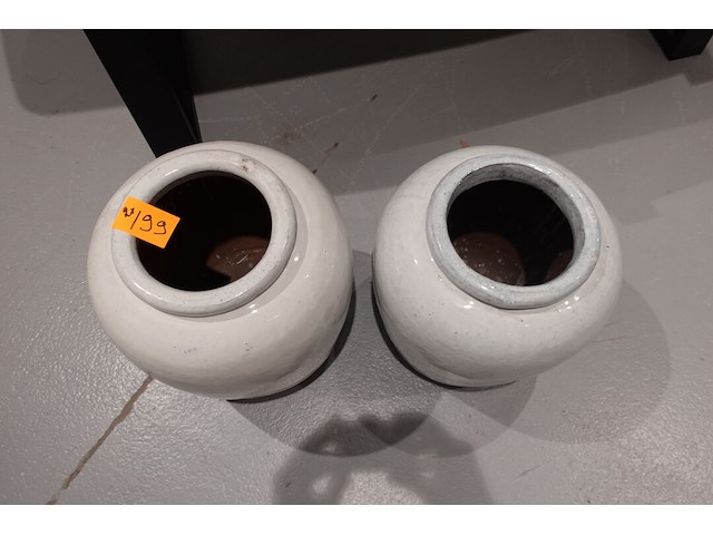 2x terracotta vaas - afbeelding 3 van  4