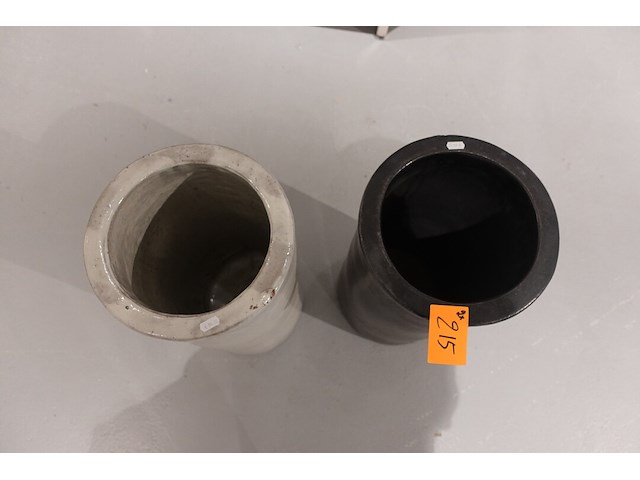 2x terracotta vaas - afbeelding 3 van  5